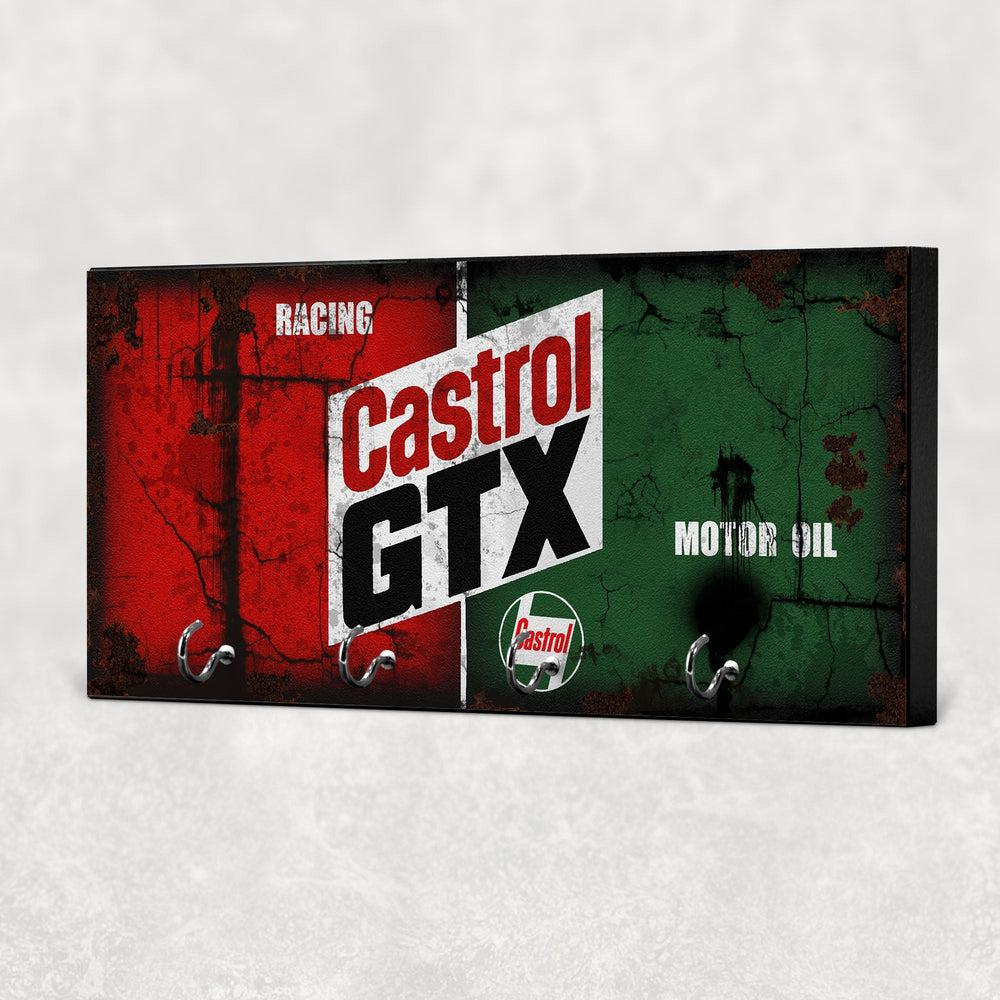 Castrol GTX Motor Oil Vintage Nøgleholdere-Nøgleholdere-Motoroil-Garage Culture Shop- garage - man cave - merchandise