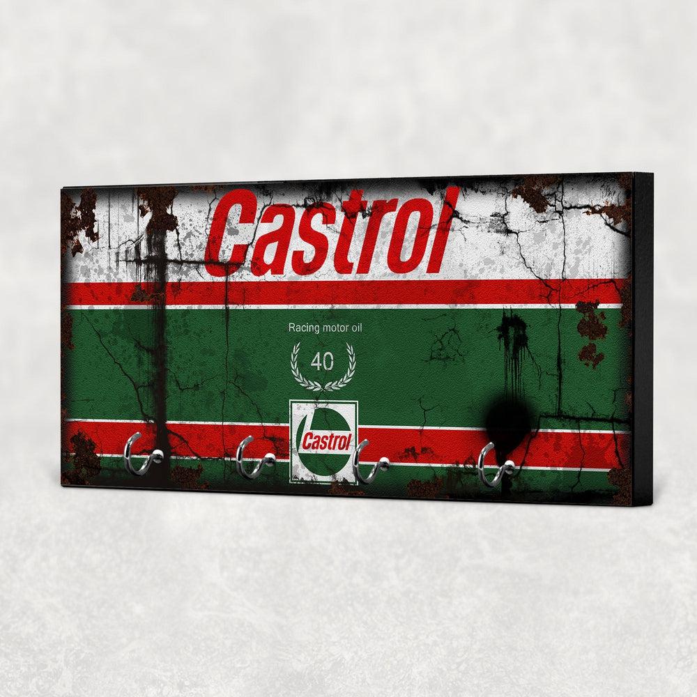 Castrol Motor Oil Vintage Nøgleholdere-Nøgleholdere-Motoroil-Garage Culture Shop- garage - man cave - merchandise