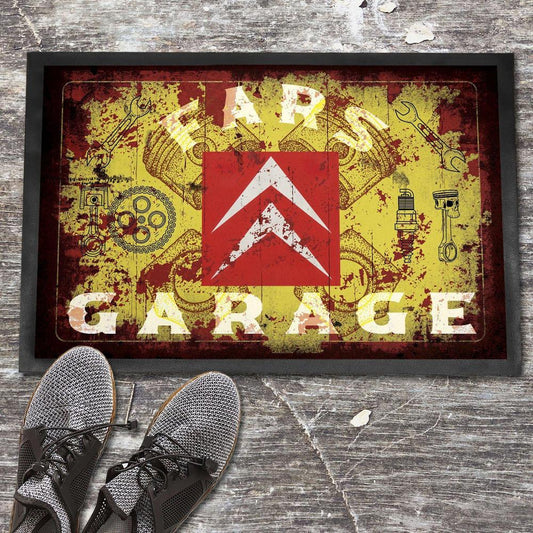 Citroën Fars Garage Vintage Dørmåtte-Dørmåtte-Citroen-Garage Culture Shop- garage - man cave - merchandise