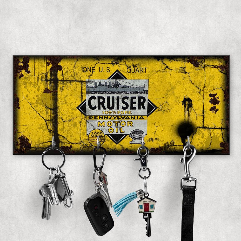 Cruiser Motor Oil Vintage Nøgleholdere-Nøgleholdere-Motoroil-Garage Culture Shop- garage - man cave - merchandise