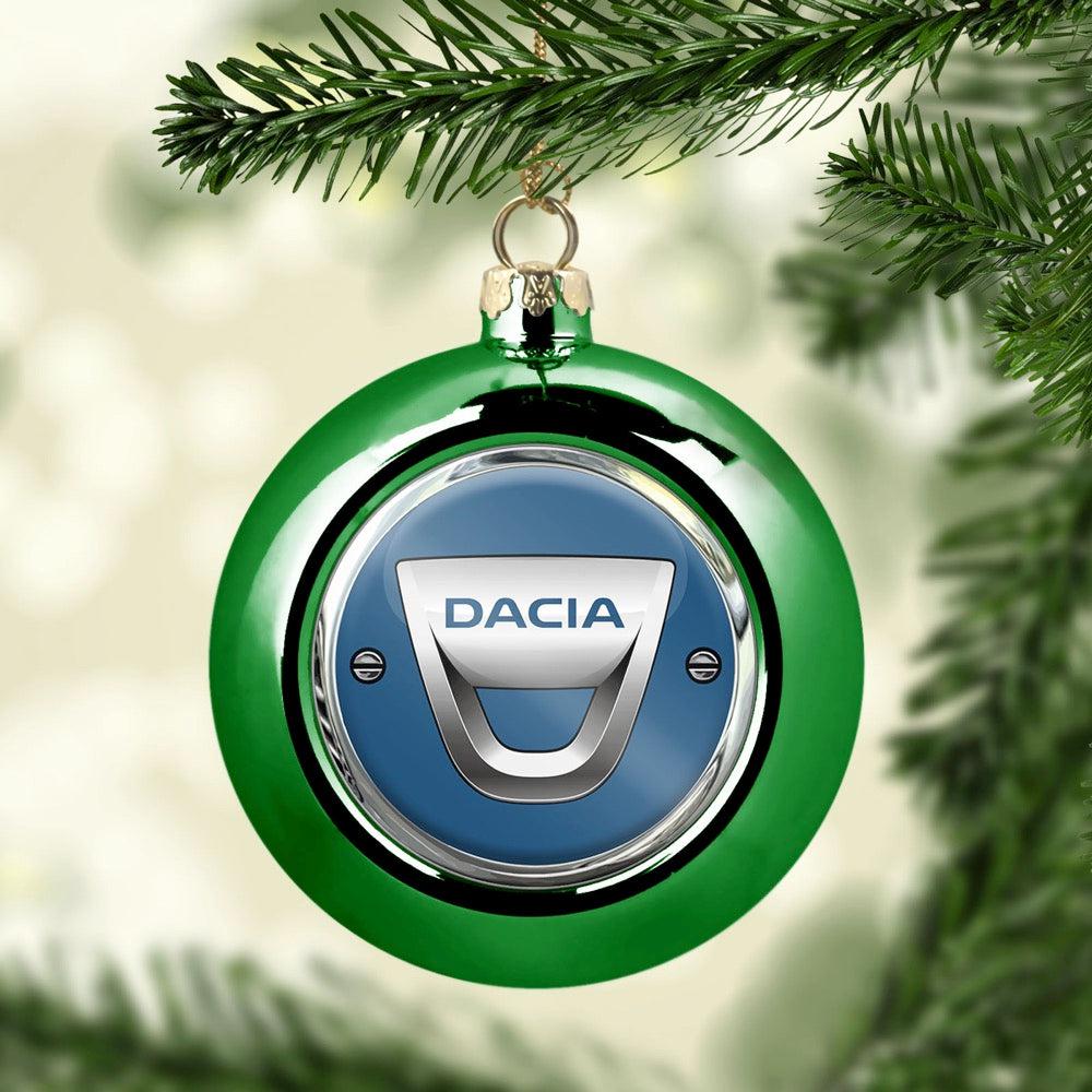Dacia Julekugle-Julekugle-Dacia-Grøn-Garage Culture Shop- garage - man cave - merchandise