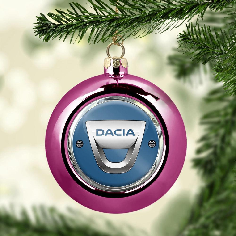 Dacia Julekugle-Julekugle-Dacia-Lyserød Pink-Garage Culture Shop- garage - man cave - merchandise