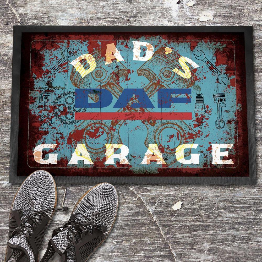 Daf Dads Garage Vintage Dørmåtte-Dørmåtte-DAF-Garage Culture Shop- garage - man cave - merchandise