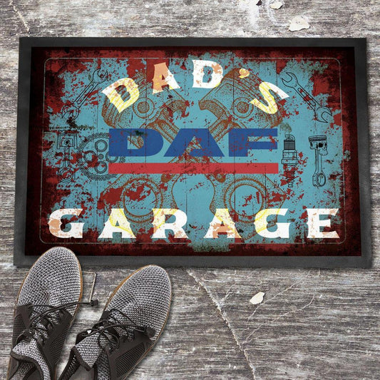 Daf Dads Garage Vintage Dørmåtte-Dørmåtte-DAF-Garage Culture Shop- garage - man cave - merchandise