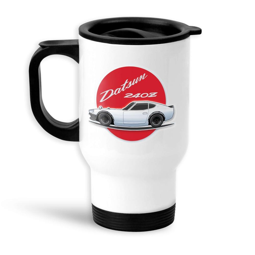 Datsun 240Z Termokrus Hvidt-Krus-Datsun-Garage Culture Shop- garage - man cave - merchandise