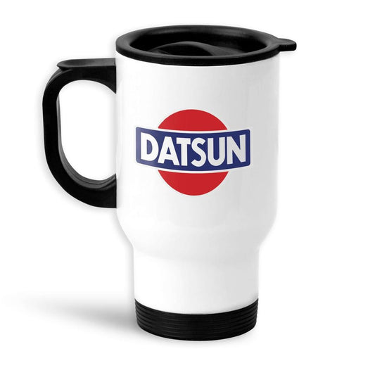 Datsun Termokrus Hvidt-Krus-Datsun-Garage Culture Shop- garage - man cave - merchandise