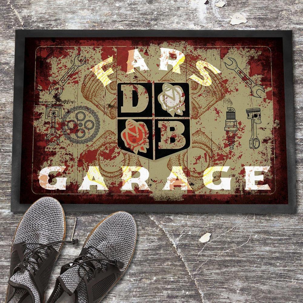 David Brown Fars Garage Vintage Dørmåtte-Dørmåtte-David Brown-Garage Culture Shop- garage - man cave - merchandise