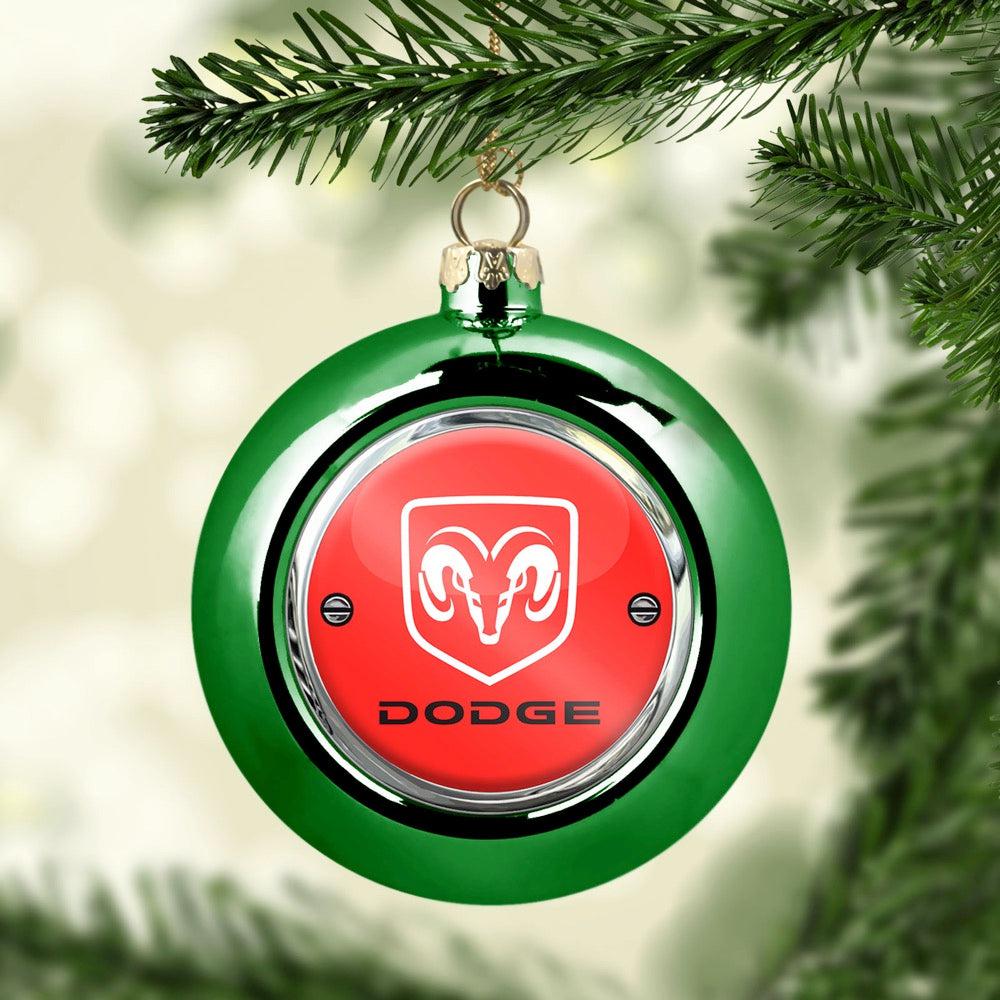 Dodge Julekugle-Julekugle-Dodge-Grøn-Garage Culture Shop- garage - man cave - merchandise