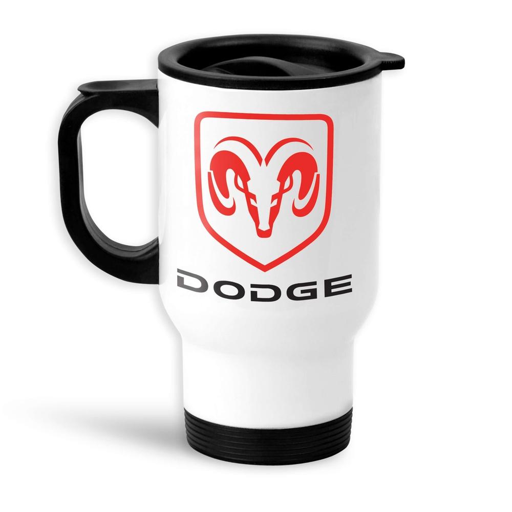 Dodge Termokrus Hvidt-Krus-Dodge-Garage Culture Shop- garage - man cave - merchandise