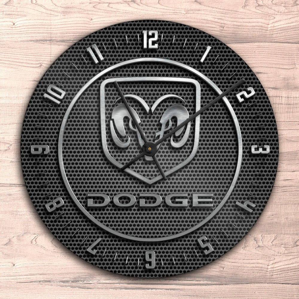 Dodge Vægur Rundt-Clock-Dodge-Garage Culture Shop- garage - man cave - merchandise