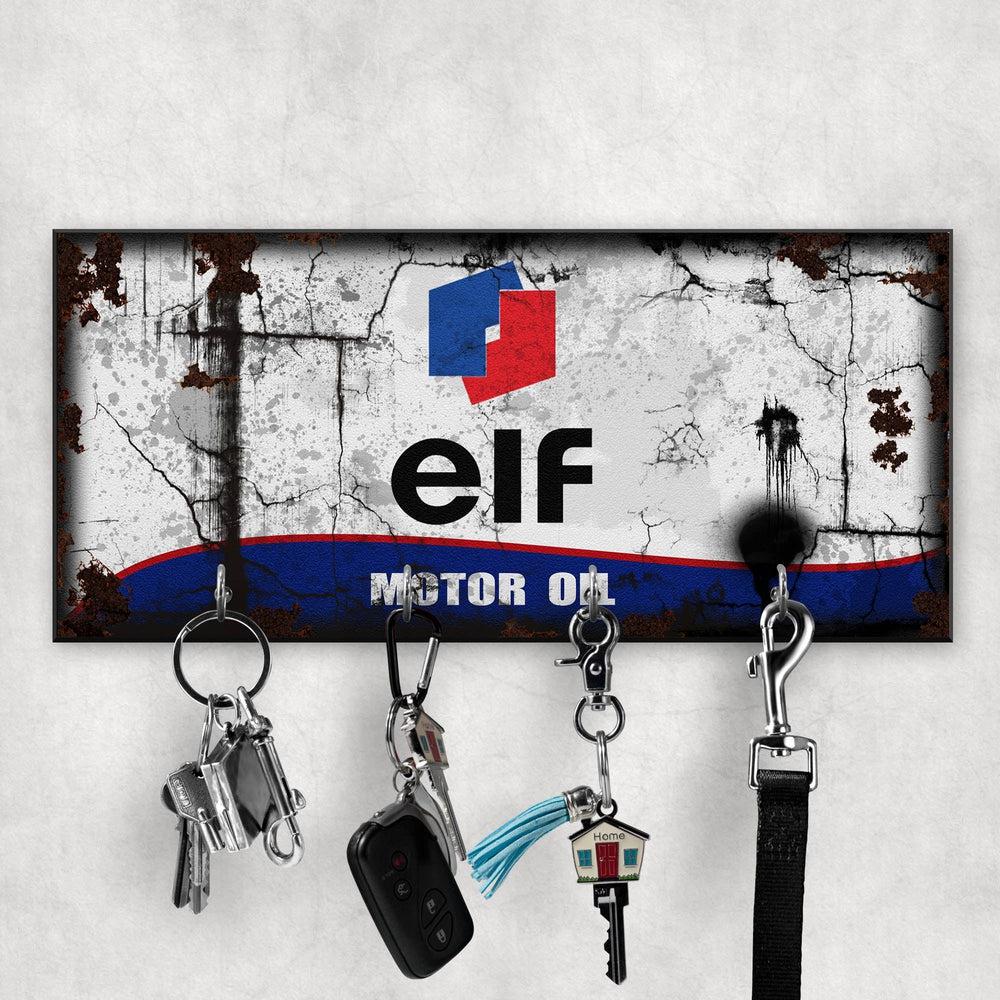 ELF Motor Oil Vintage Nøgleholdere-Nøgleholdere-Motoroil-Garage Culture Shop- garage - man cave - merchandise