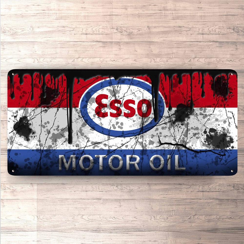 Esso Vintage 30x60cm Skilt-Skilte-Motoroil-Garage Culture Shop- garage - man cave - merchandise