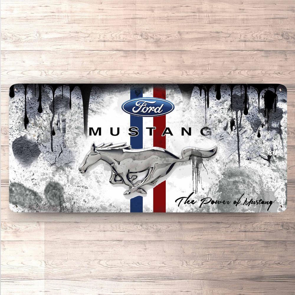 Ford Mustang Vintage 30x60cm Skilt-Skilte-Ford-Garage Culture Shop- garage - man cave - merchandise