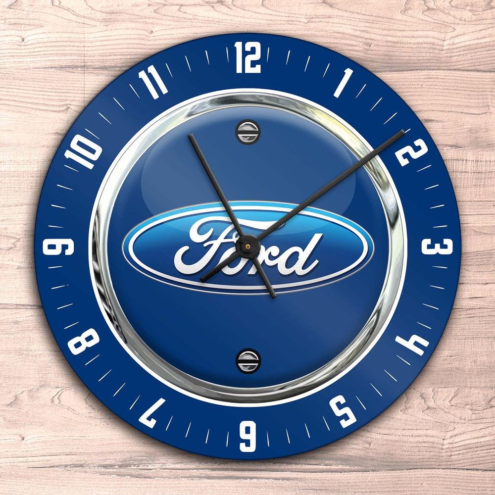 Ford Vægur Rundt-Clock-Ford-Garage Culture Shop- garage - man cave - merchandise