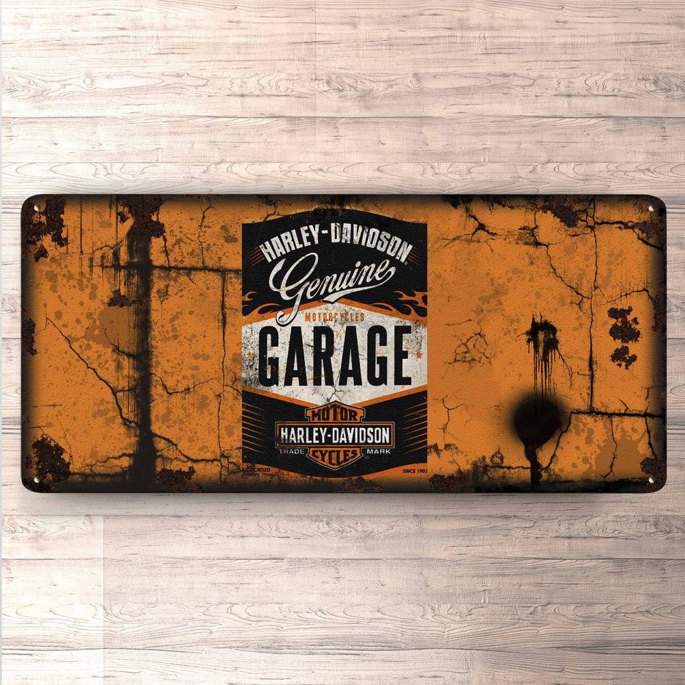 Harley Davidson Motor Oil Vintage 30x60cm Skilt-Skilte-Motoroil-Garage Culture Shop- garage - man cave - merchandise