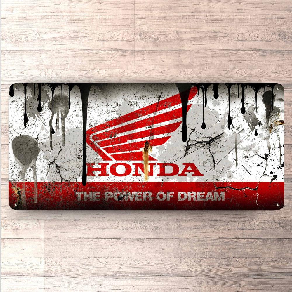 Honda Vintage 30x60cm Skilt-Skilte-Honda-Garage Culture Shop- garage - man cave - merchandise