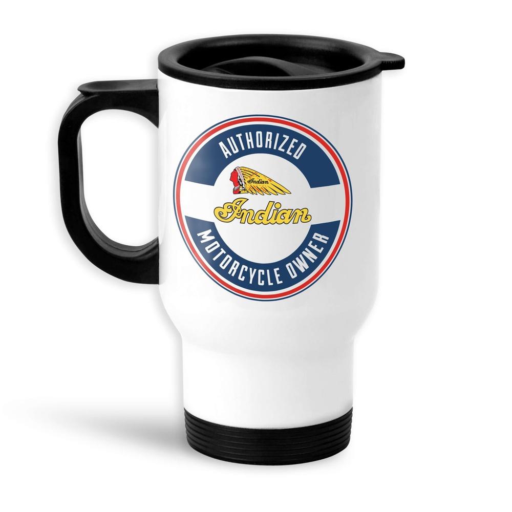 Indian Authorized Motorcycle Owner Termokrus Hvidt-Krus-Indian-Garage Culture Shop- garage - man cave - merchandise