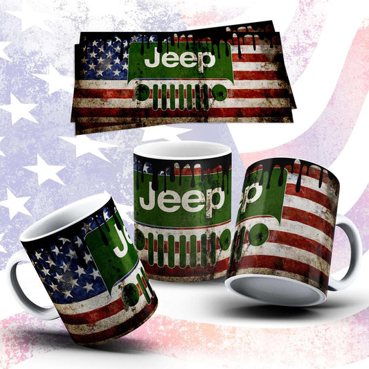 Jeep Keramisk Krus-Krus-Jeep-Garage Culture Shop- garage - man cave - merchandise
