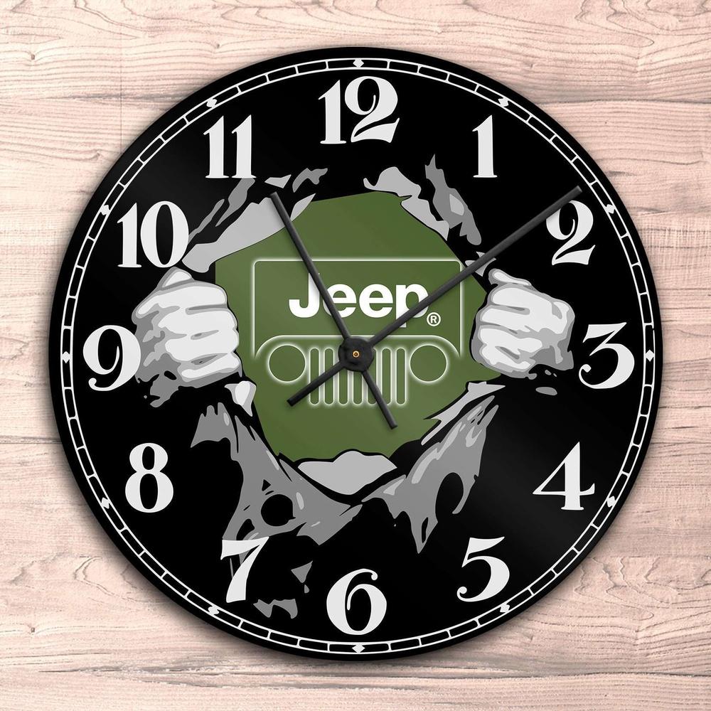Jeep Vægur Rundt-Clock-Jeep-Garage Culture Shop- garage - man cave - merchandise