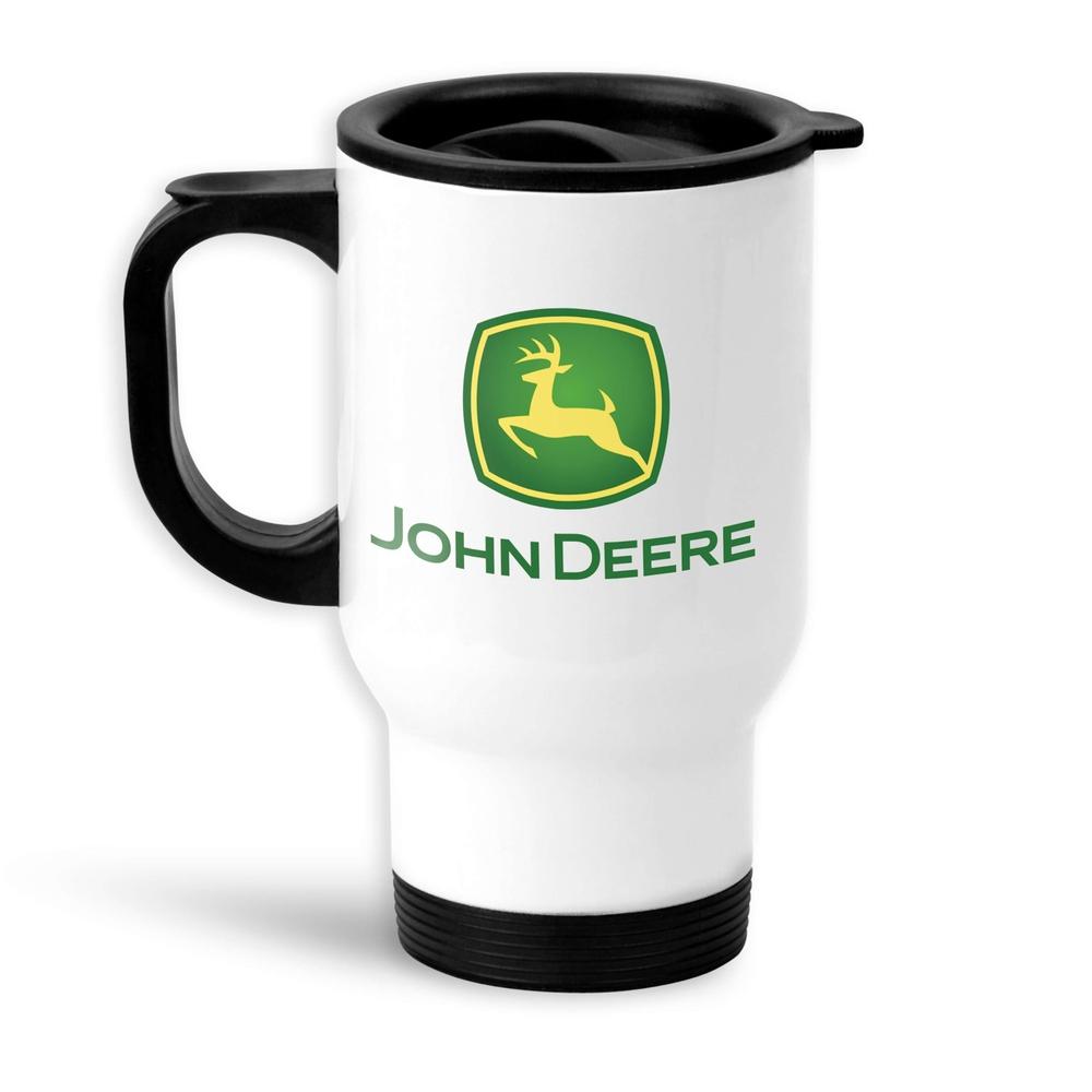 John Deere Termokrus Hvidt-Krus-John Deere-Garage Culture Shop- garage - man cave - merchandise