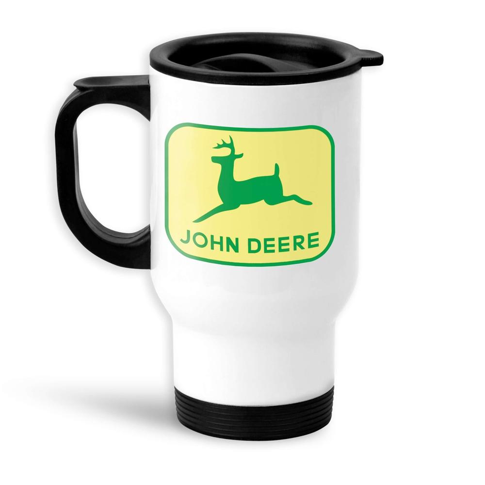 John Deere Termokrus Hvidt-Krus-John Deere-Garage Culture Shop- garage - man cave - merchandise
