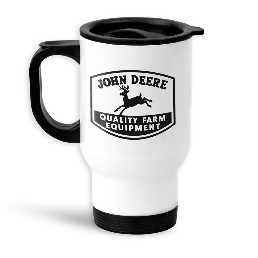 John Deere Termokrus Hvidt-Krus-John Deere-Garage Culture Shop- garage - man cave - merchandise
