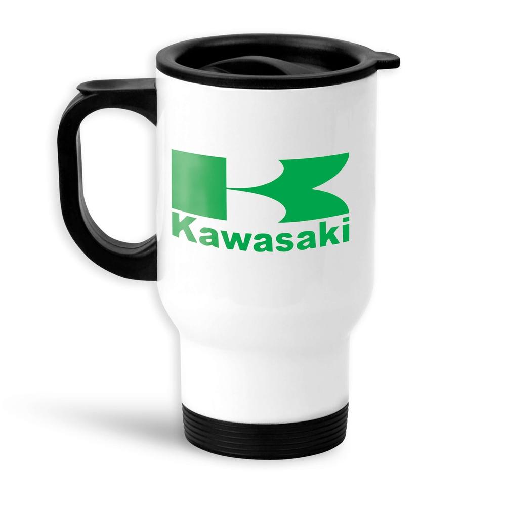 Kawasaki Termokrus Hvidt-Krus-Kawasaki-Garage Culture Shop- garage - man cave - merchandise