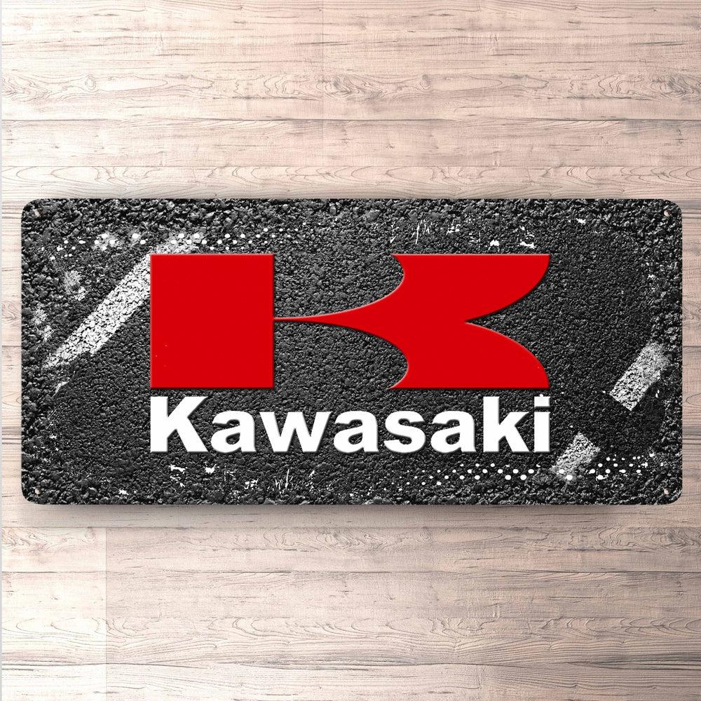 Kawasaki Vintage 30x60cm Skilt-Skilte-Kawasaki-Garage Culture Shop- garage - man cave - merchandise