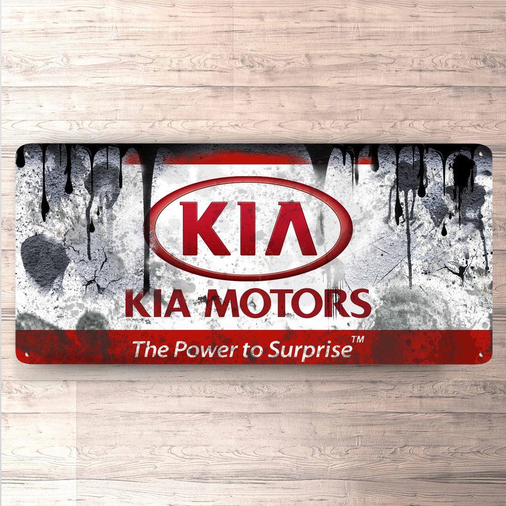 Kia Vintage 30x60cm Skilt-Skilte-Kia-Garage Culture Shop- garage - man cave - merchandise