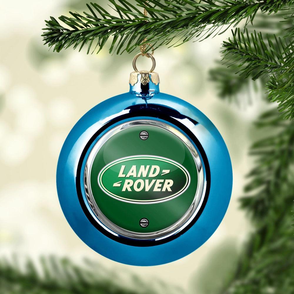 Land Rover Julekugle-Julekugle-Land Rover-Blå-Garage Culture Shop- garage - man cave - merchandise