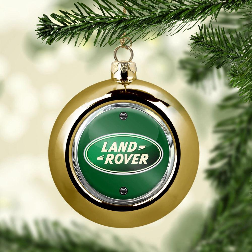 Land Rover Julekugle-Julekugle-Land Rover-Guld-Garage Culture Shop- garage - man cave - merchandise