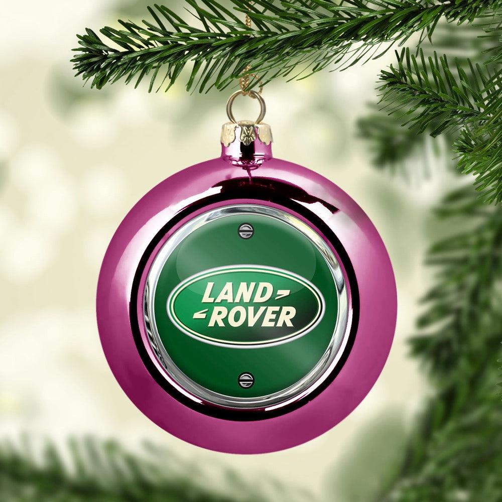 Land Rover Julekugle-Julekugle-Land Rover-Lyserød Pink-Garage Culture Shop- garage - man cave - merchandise