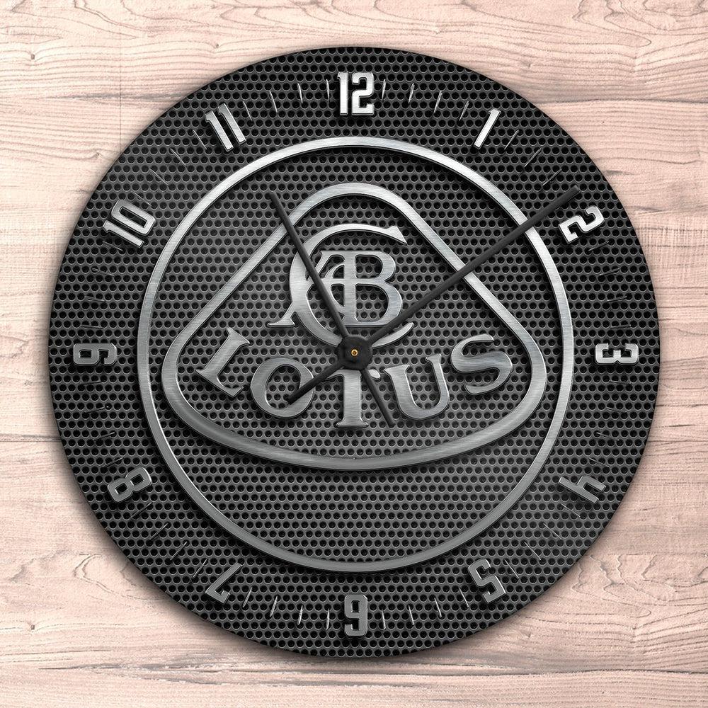 Lotus Vægur Rundt-Clock-Lotus-Garage Culture Shop- garage - man cave - merchandise