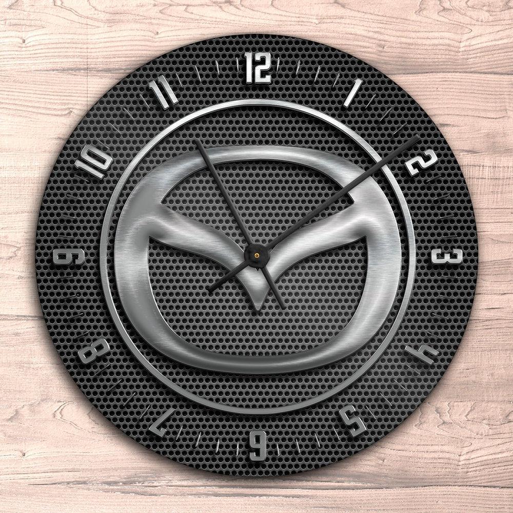 Mazda Vægur Rundt-Clock-Mazda-Garage Culture Shop- garage - man cave - merchandise