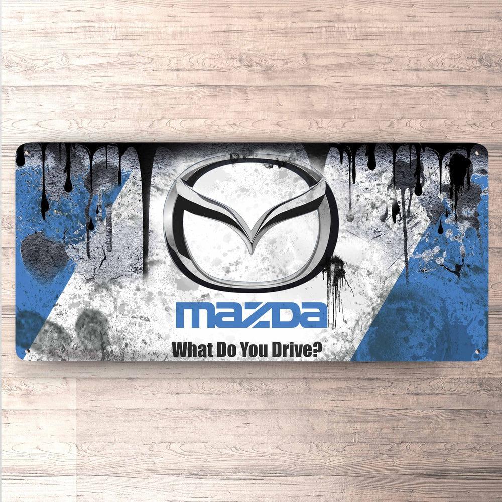 Mazda Vintage 30x60cm Skilt-Skilte-Mazda-Garage Culture Shop- garage - man cave - merchandise