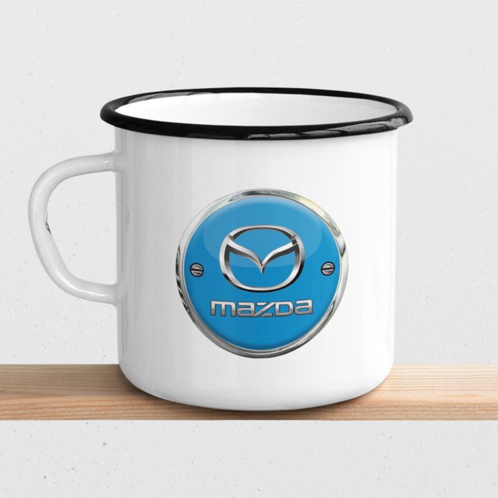Mazda Vintage Emaljekrus-Krus-Mazda-Garage Culture Shop- garage - man cave - merchandise
