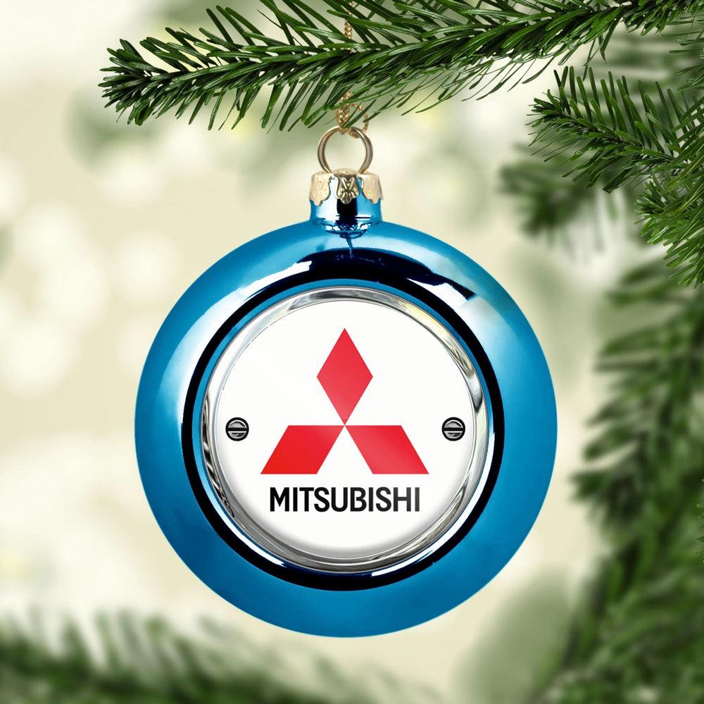 Mitsubishi Julekugle-Julekugle-Mitsubishi-Blå-Garage Culture Shop- garage - man cave - merchandise