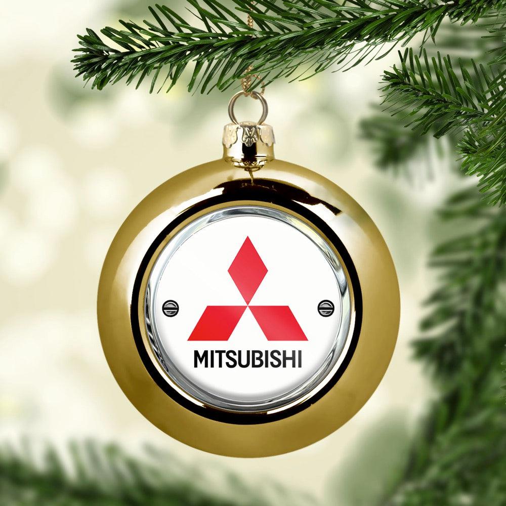 Mitsubishi Julekugle-Julekugle-Mitsubishi-Guld-Garage Culture Shop- garage - man cave - merchandise