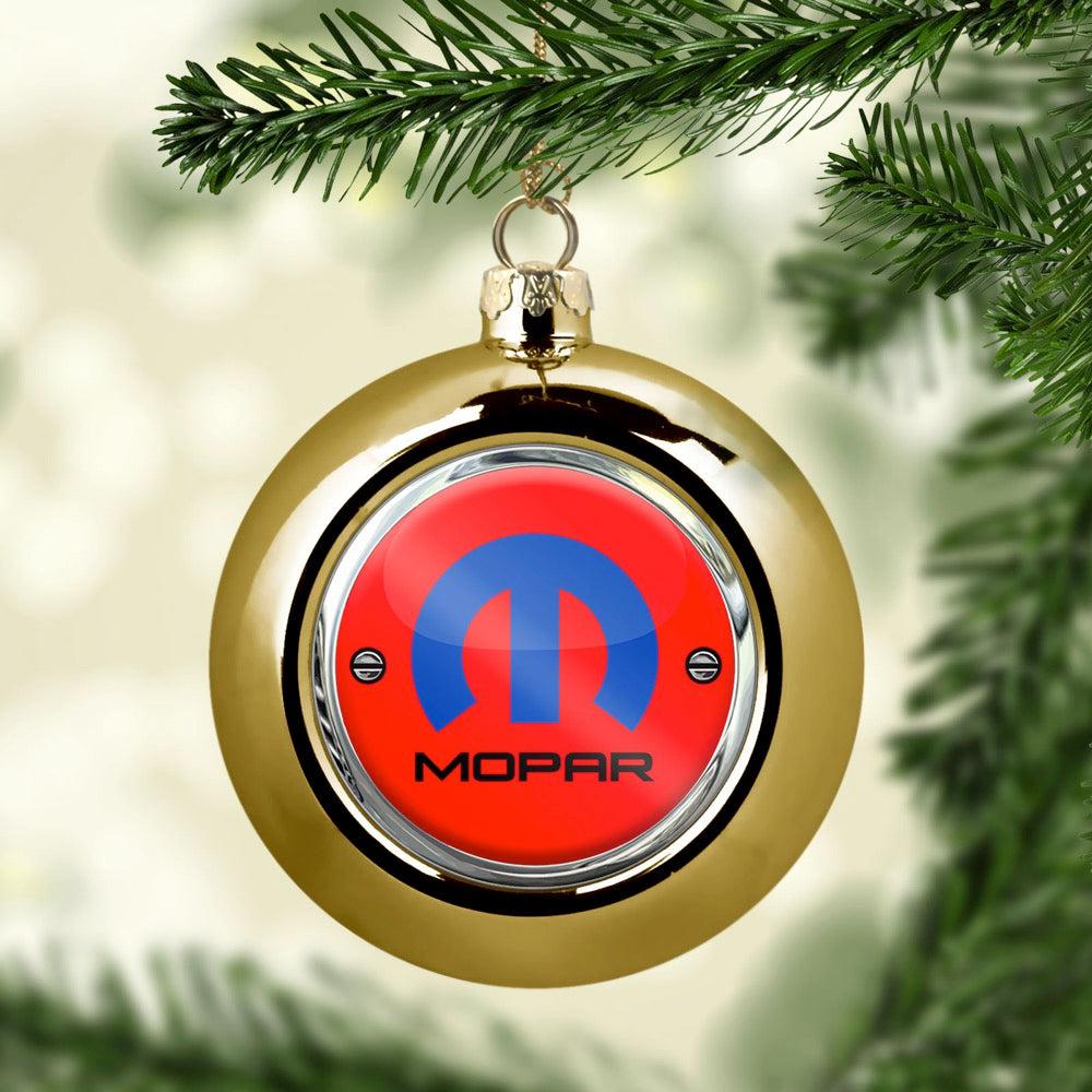 Mopar Julekugle-Julekugle-Mopar-Guld-Garage Culture Shop- garage - man cave - merchandise