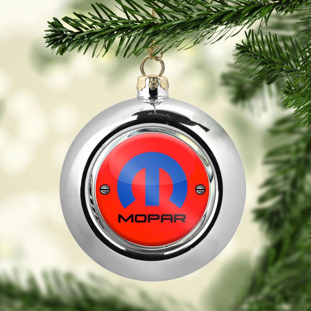 Mopar Julekugle-Julekugle-Mopar-Sølv-Garage Culture Shop- garage - man cave - merchandise