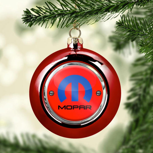 Mopar Julekugle-Julekugle-Mopar-Rød-Garage Culture Shop- garage - man cave - merchandise