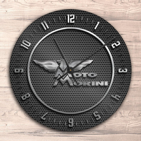 Moto Morini Vægur Rundt-Clock-Moto Morini-Garage Culture Shop- garage - man cave - merchandise