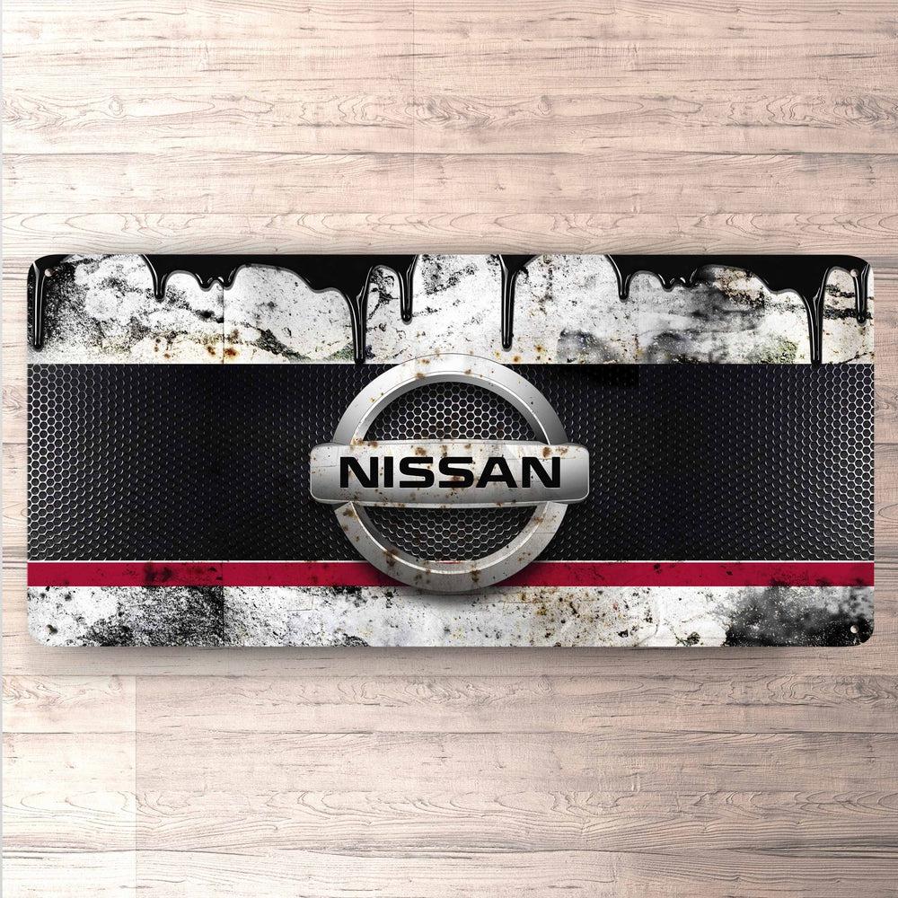 Nissan Vintage 30x60cm Skilt-Skilte-Nissan-Garage Culture Shop- garage - man cave - merchandise