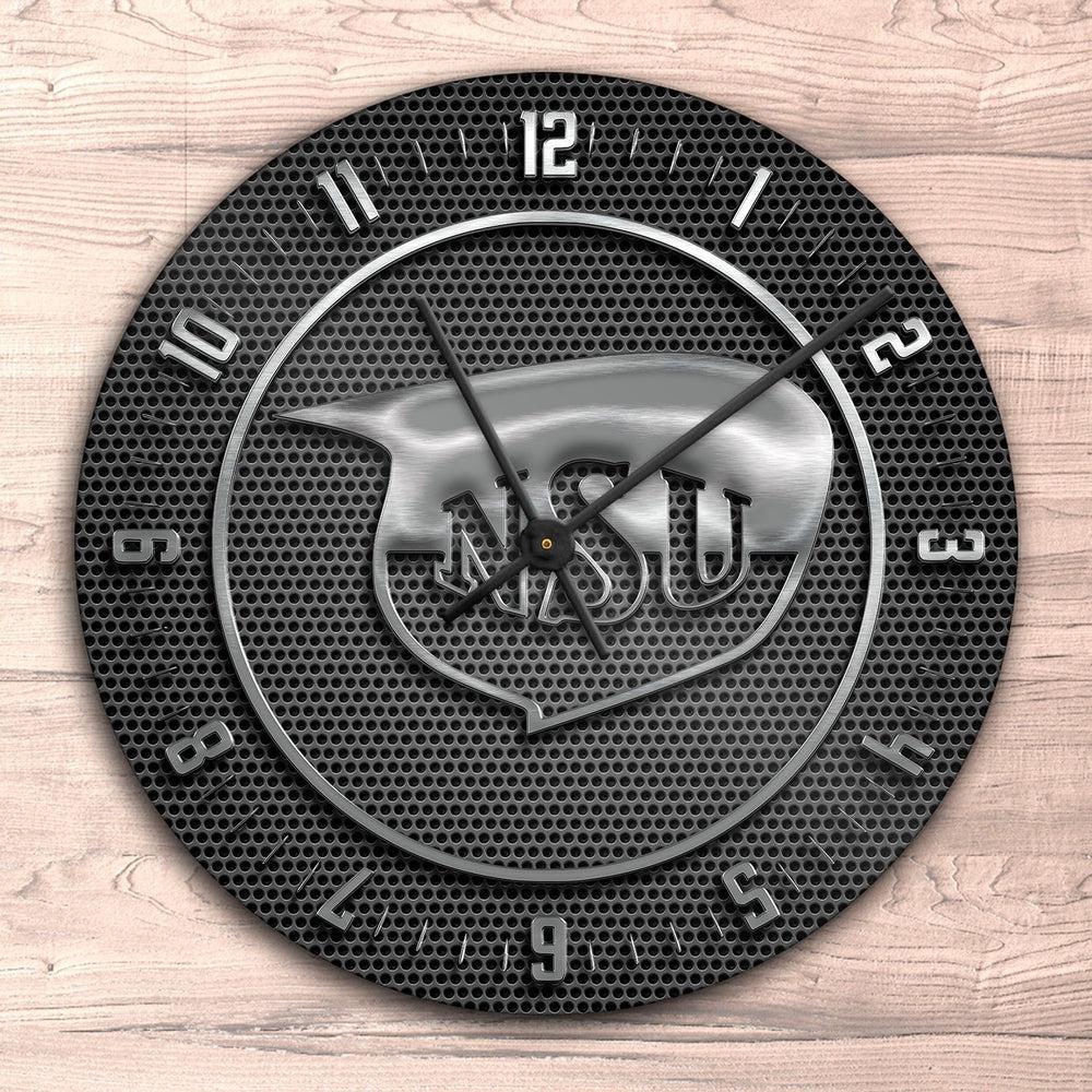 Nsu Vægur Rundt-Clock-NSU-Garage Culture Shop- garage - man cave - merchandise