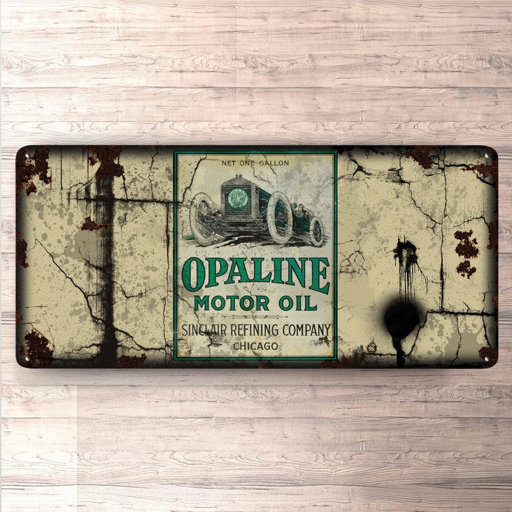Opaline Motor Oil Vintage 30x60cm Skilt-Skilte-Motoroil-Garage Culture Shop- garage - man cave - merchandise