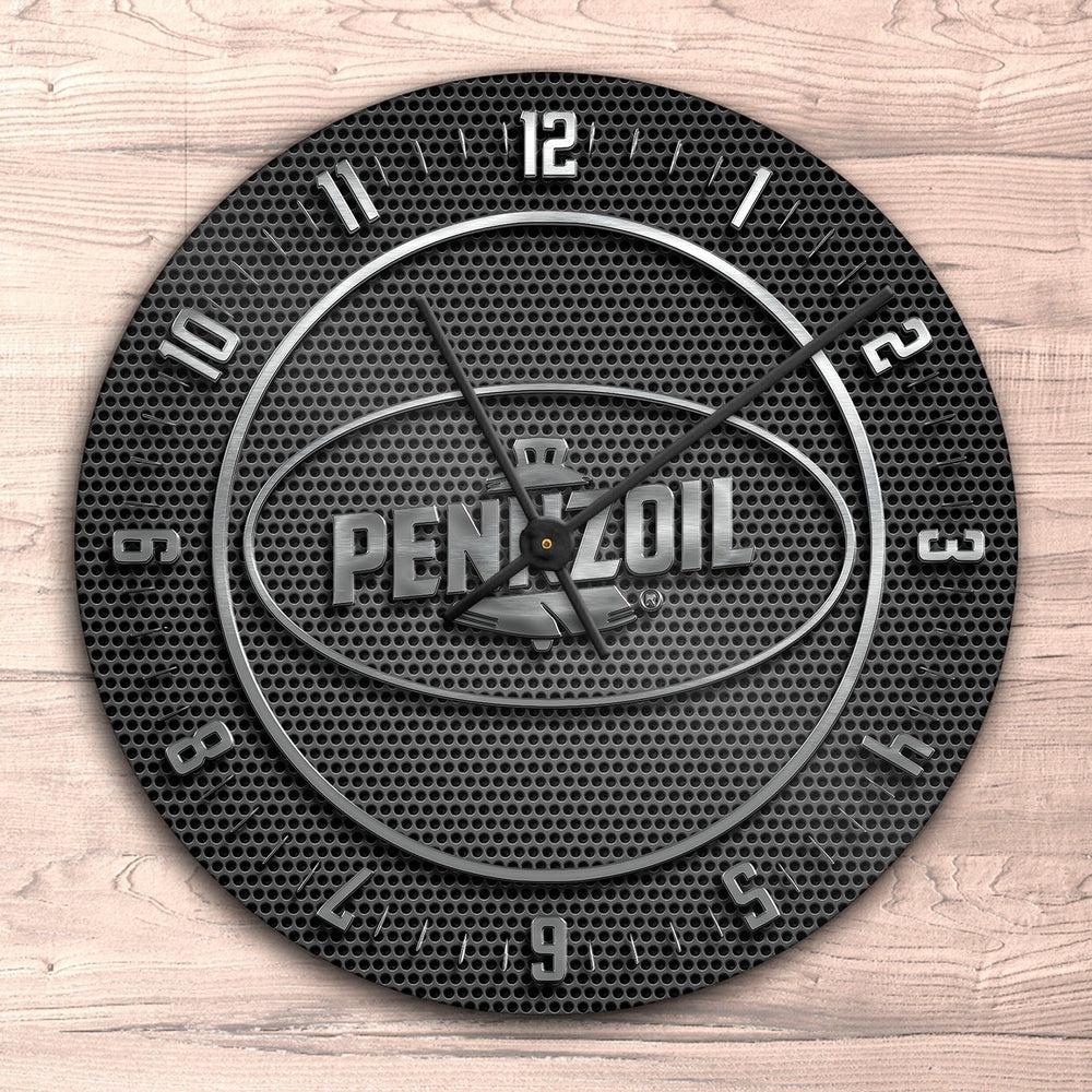 Pennzoil Vægur Rundt-Clock-Motorolie-Garage Culture Shop- garage - man cave - merchandise