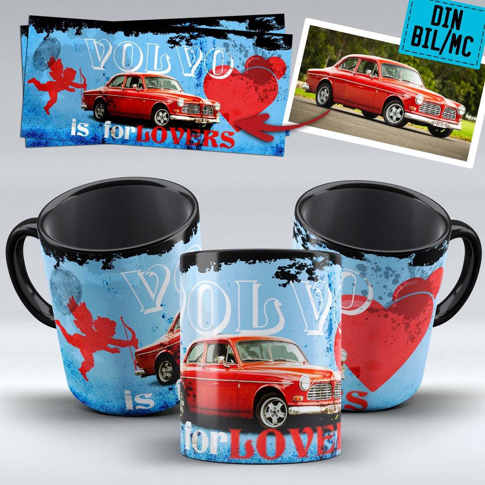 Personlig - Dit bil/motorcykel-billede For Lovers - "To Toner" Vintage Keramisk Krus-Krus-Custom-Garage Culture Shop- garage - man cave - merchandise