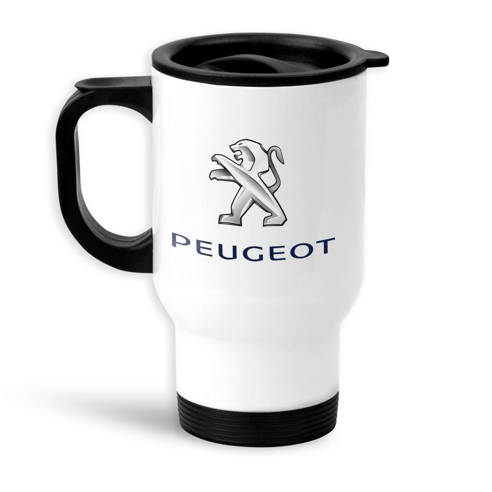 Peugeot Termokrus Hvidt-Krus-Peugeot-Garage Culture Shop- garage - man cave - merchandise