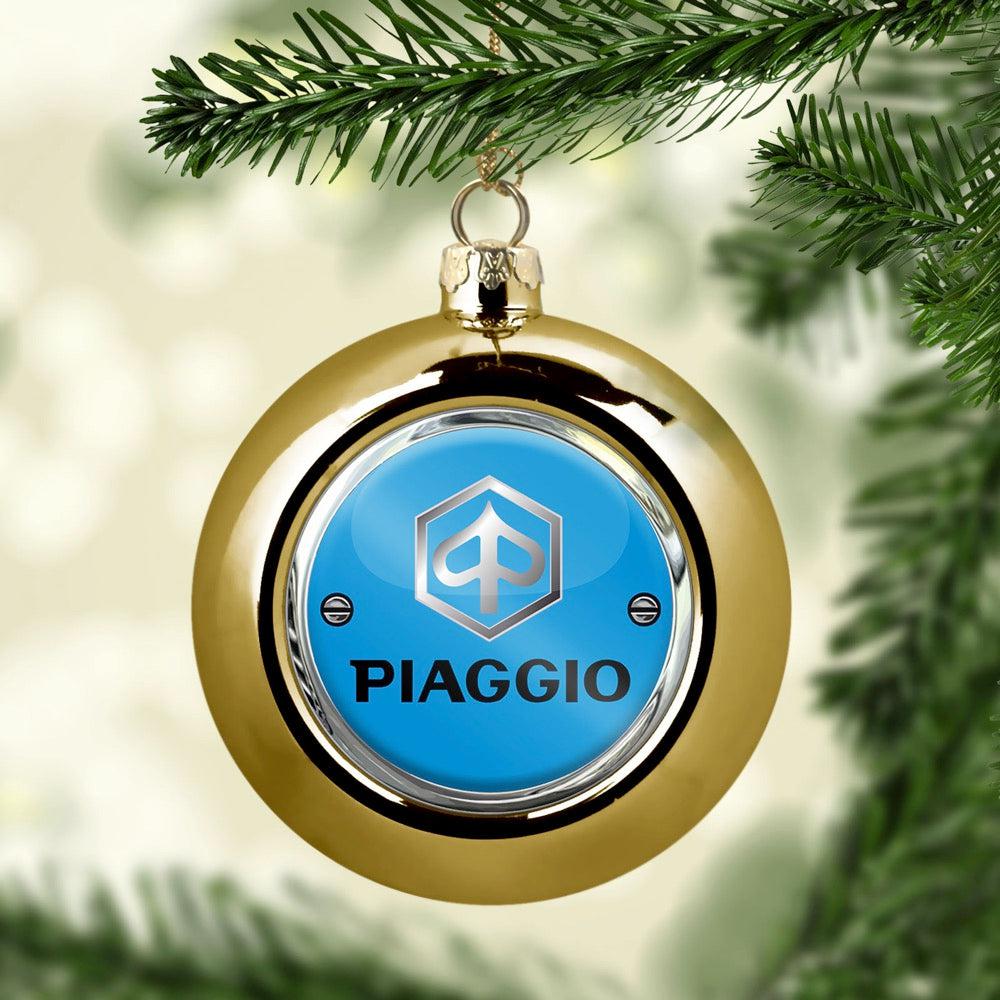 Piaggio Julekugle-Julekugle-Piaggio-Guld-Garage Culture Shop- garage - man cave - merchandise