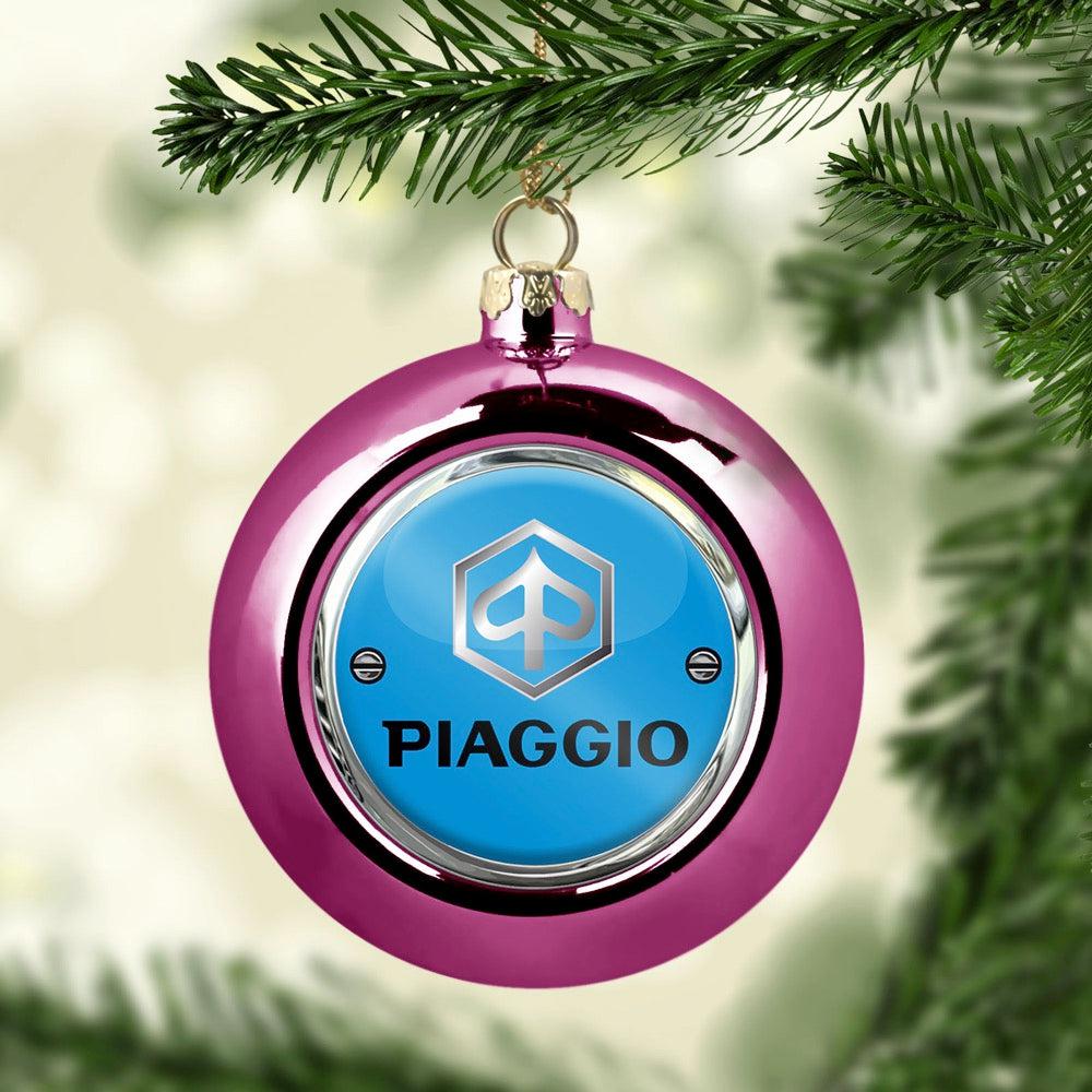 Piaggio Julekugle-Julekugle-Piaggio-Lyserød Pink-Garage Culture Shop- garage - man cave - merchandise